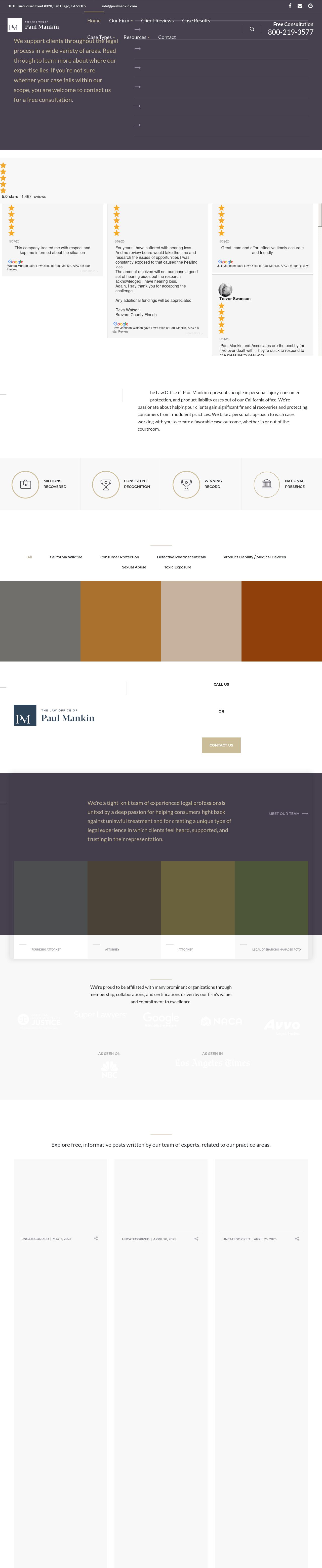 Law Office of Paul Mankin - San Diego CA Lawyers
