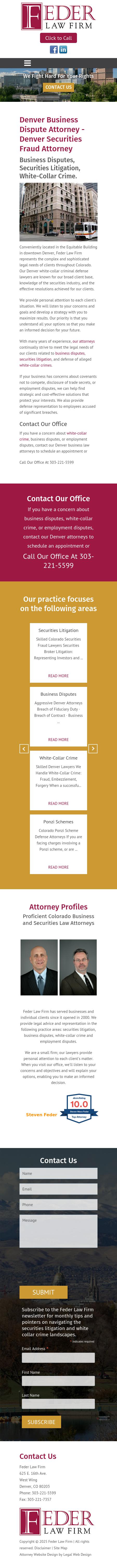 Feder Law Firm - Denver CO Lawyers