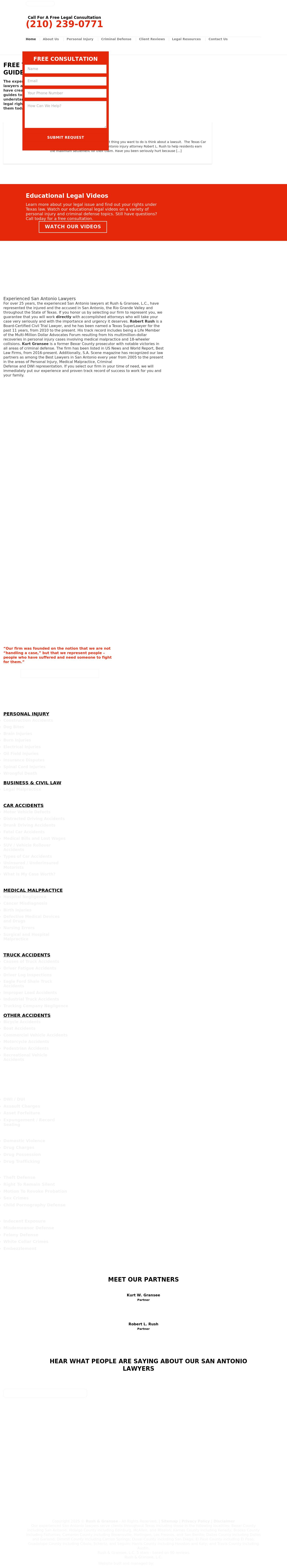 Rush & Gransee, L.C. - Kenedy TX Lawyers